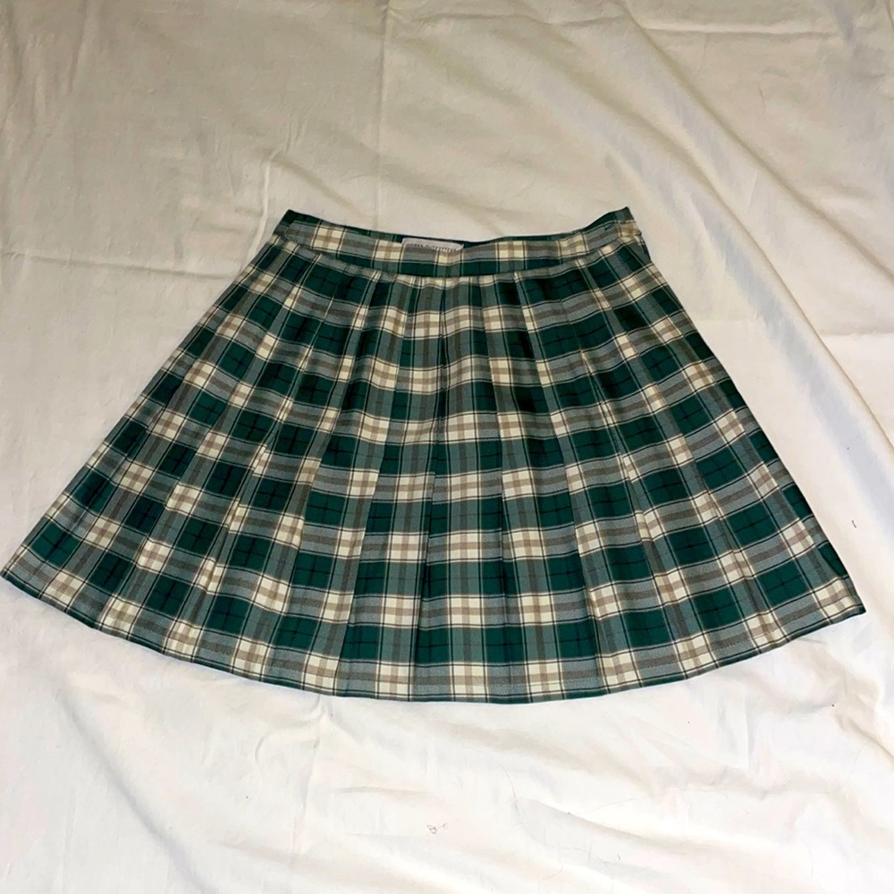 Urban Outfitters Green Plaid Skirt